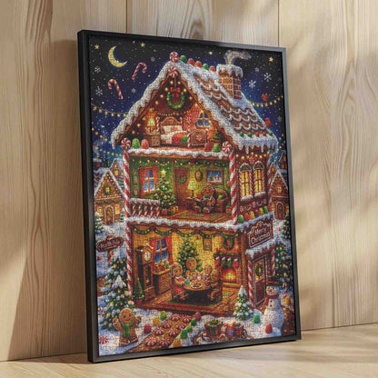 Gingerbread Christmas House Jigsaw Puzzle