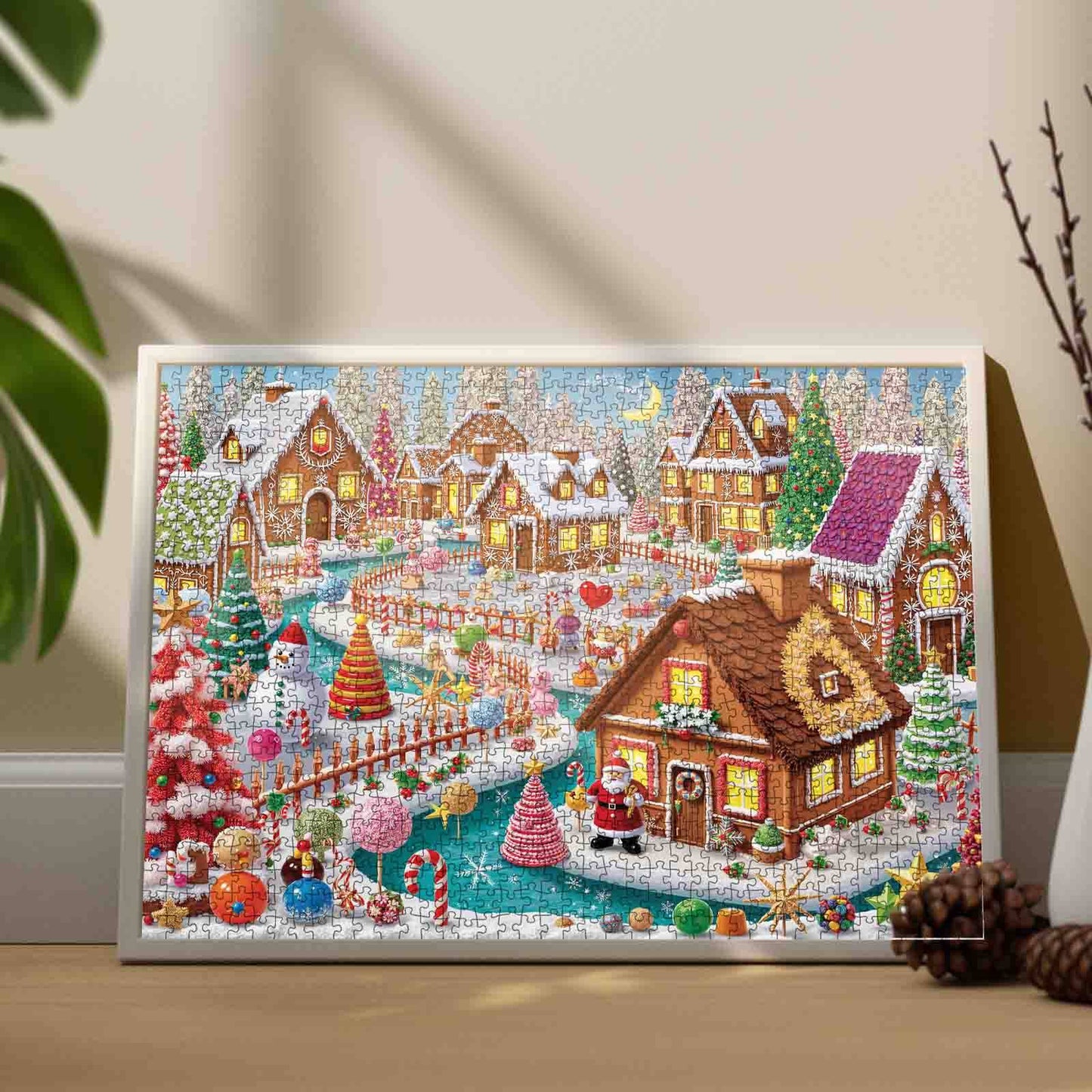 Gingerbread Christmas Village Jigsaw Puzzle