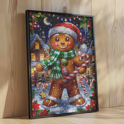 Gingerbread Man Christmas Jigsaw Puzzle