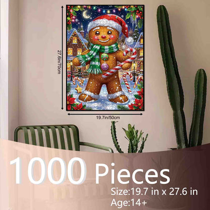 Gingerbread Man Christmas Jigsaw Puzzle