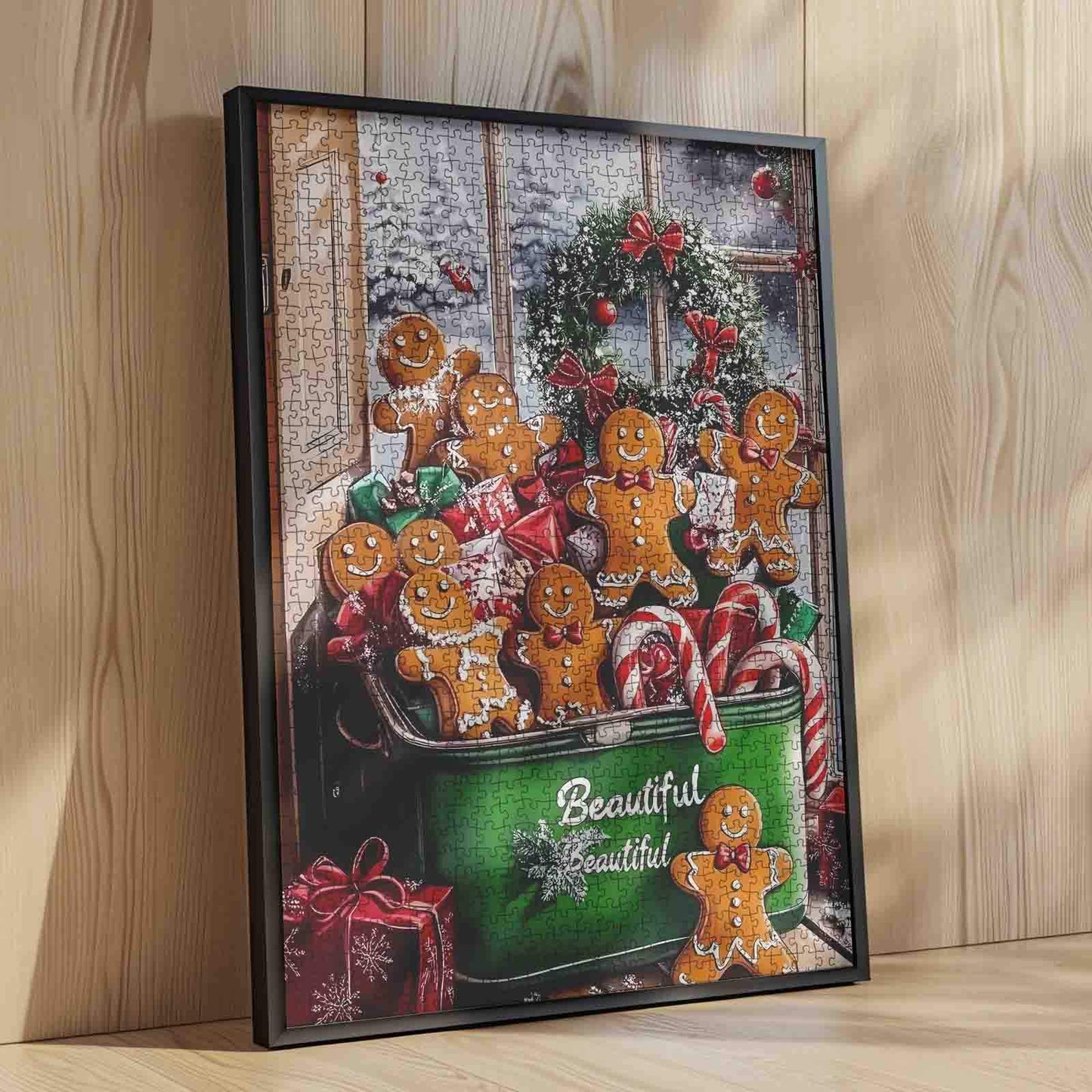 Gingerbread Men Christmas Delight Jigsaw Puzzle