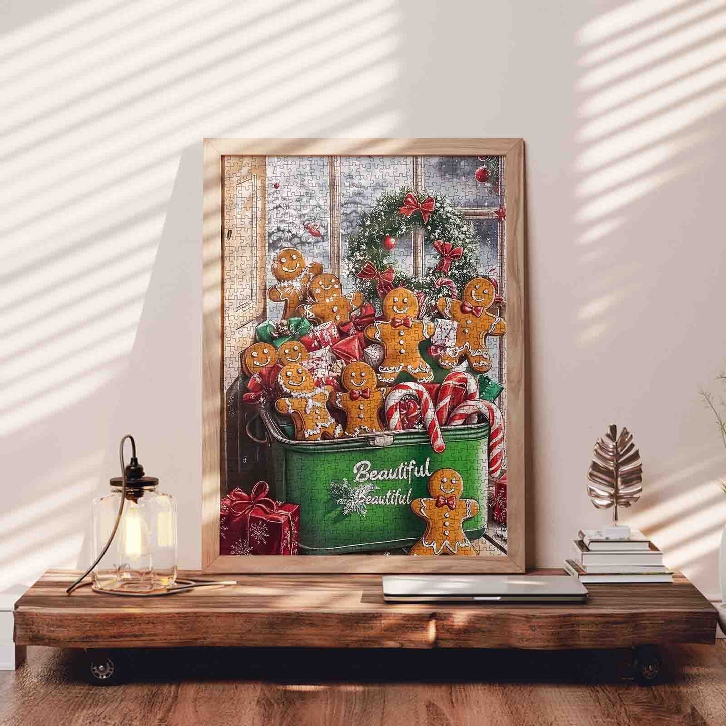 Gingerbread Men Christmas Delight Jigsaw Puzzle