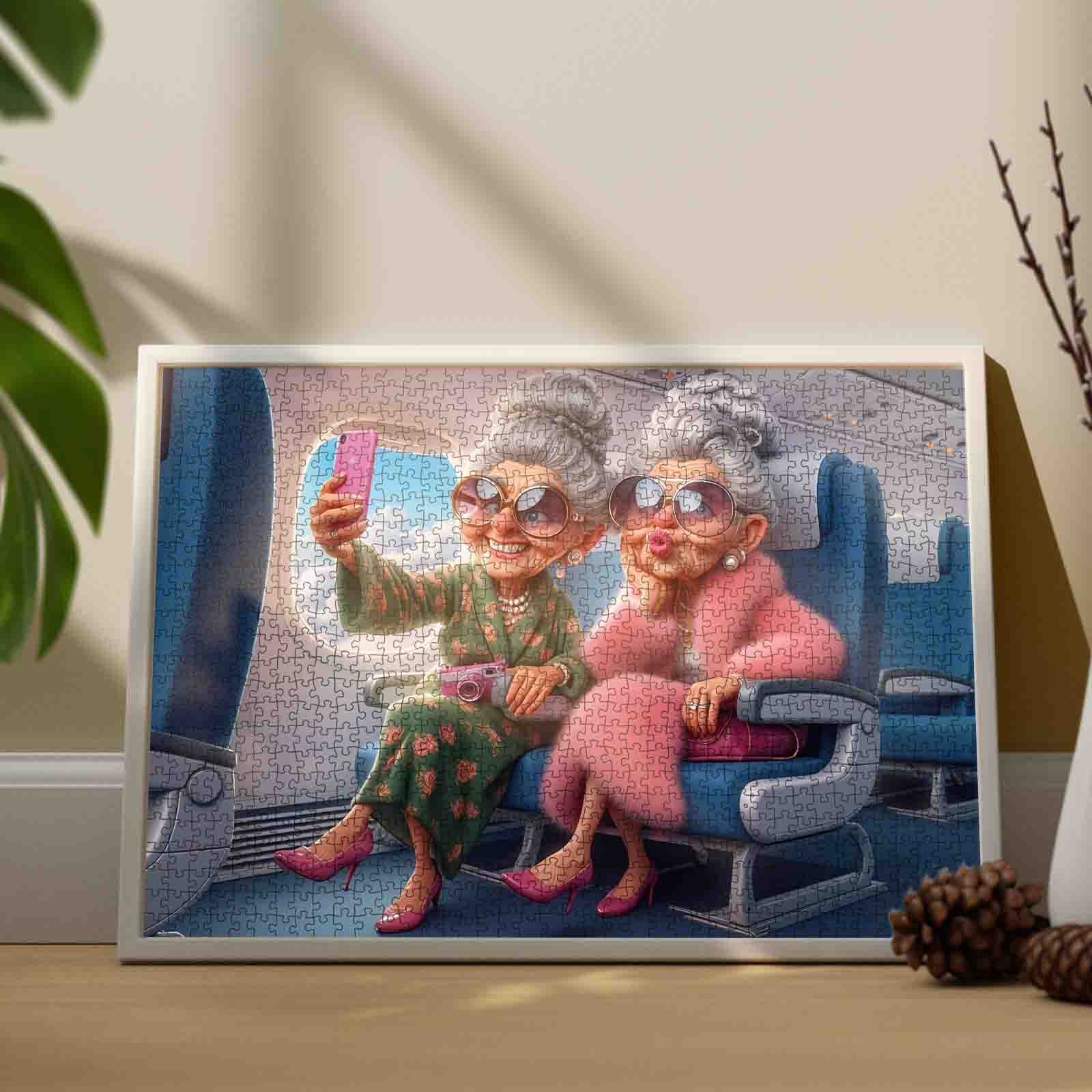 Glamorous Grandmas Selfie Jigsaw Puzzle