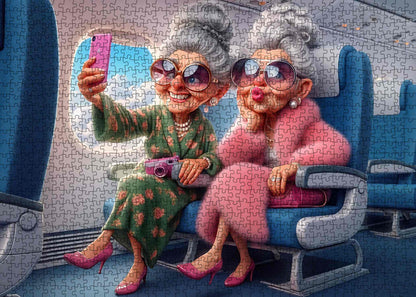 Glamorous Grandmas Selfie Jigsaw Puzzle