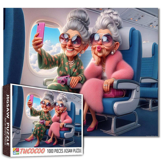 Glamorous Grandmas Selfie Jigsaw Puzzle