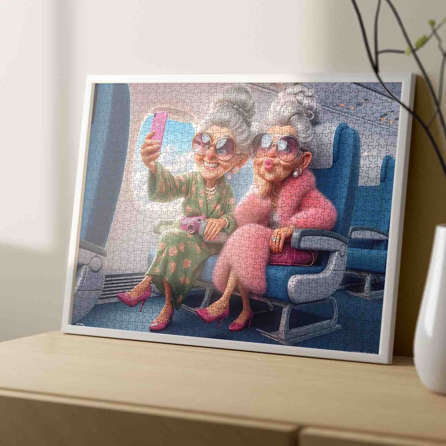 Glamorous Grandmas Selfie Jigsaw Puzzle