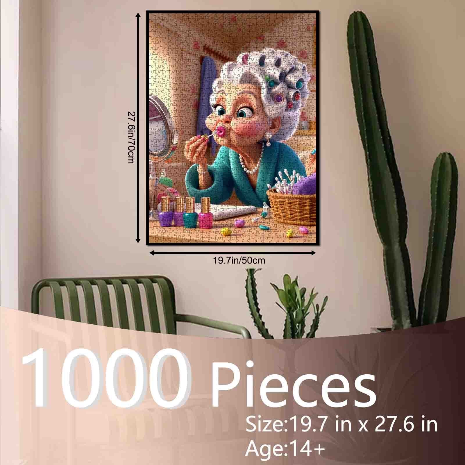 Playful Makeup Morning Jigsaw Puzzle