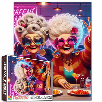 Glamorous Ladies Night Out Jigsaw Puzzle