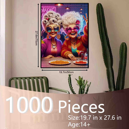 Glamorous Ladies Night Out Jigsaw Puzzle