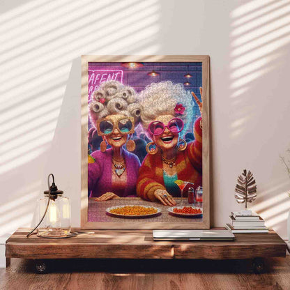 Glamorous Ladies Night Out Jigsaw Puzzle