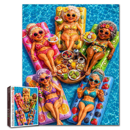 Golden Girls Poolside Brunch Jigsaw Puzzle