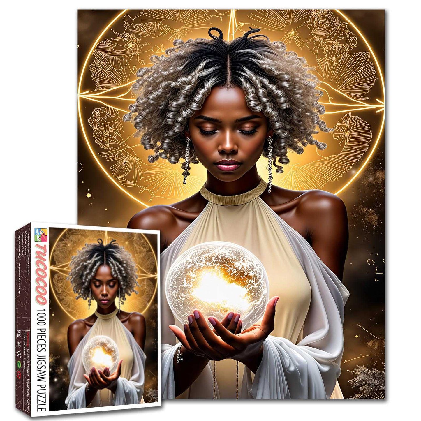 Golden Halo Serenity Jigsaw Puzzle
