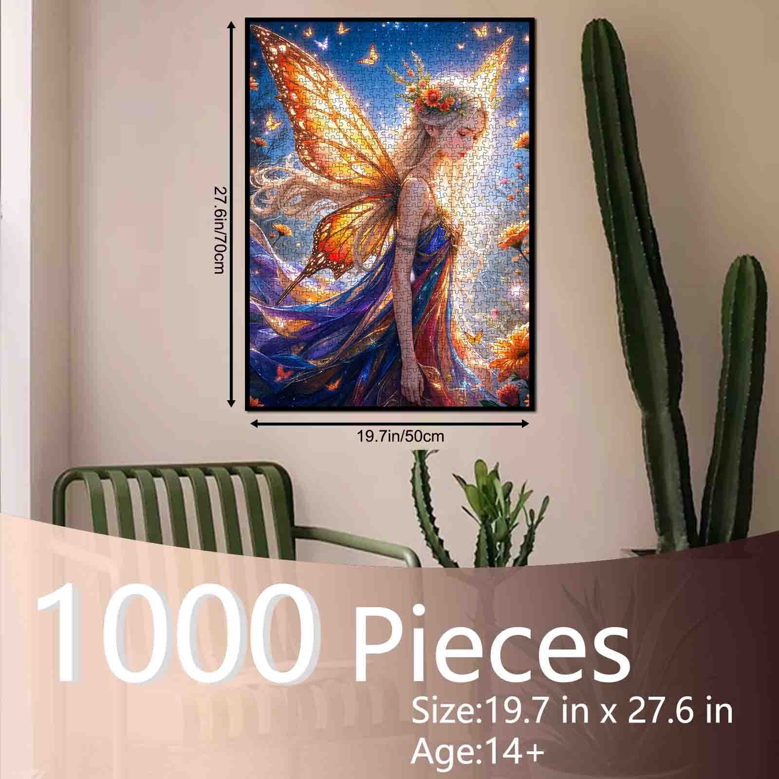 Golden Wing Fairy Jigsaw Puzzle