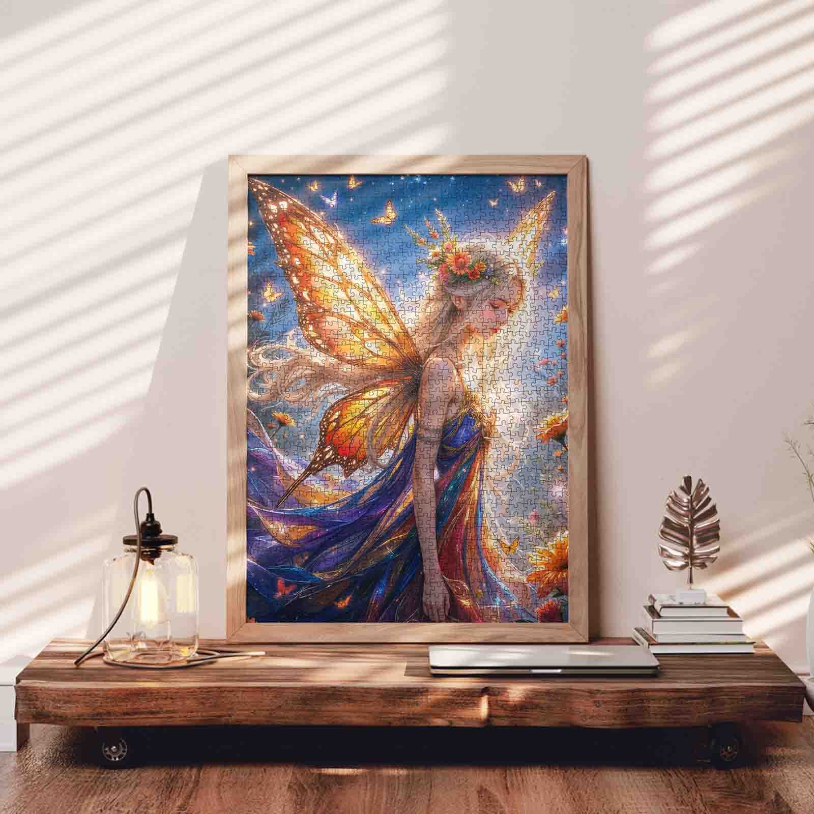 Golden Wing Fairy Jigsaw Puzzle
