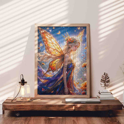 Golden Wing Fairy Jigsaw Puzzle