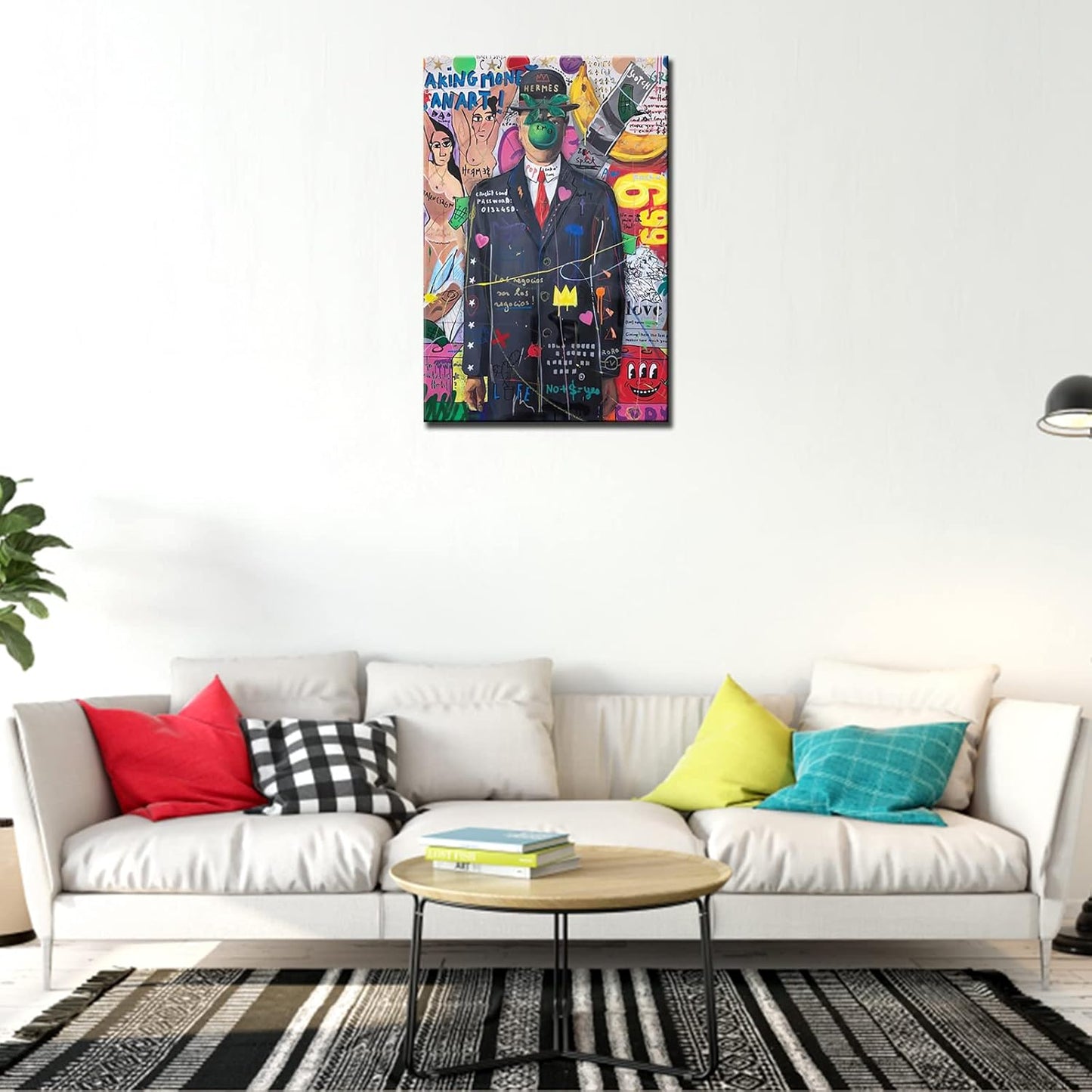 Street Pop Art Paintings Canvas Wall Art