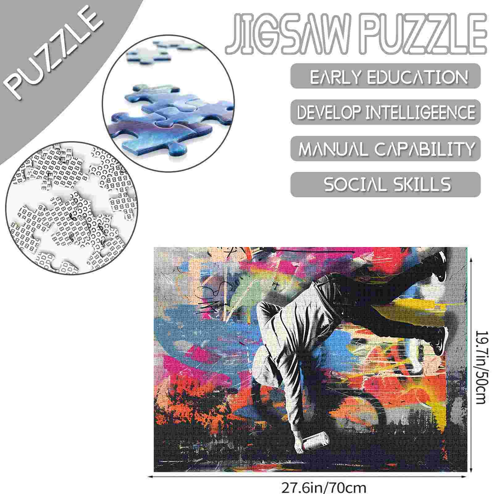 Graffiti Street Artist Jigsaw Puzzles