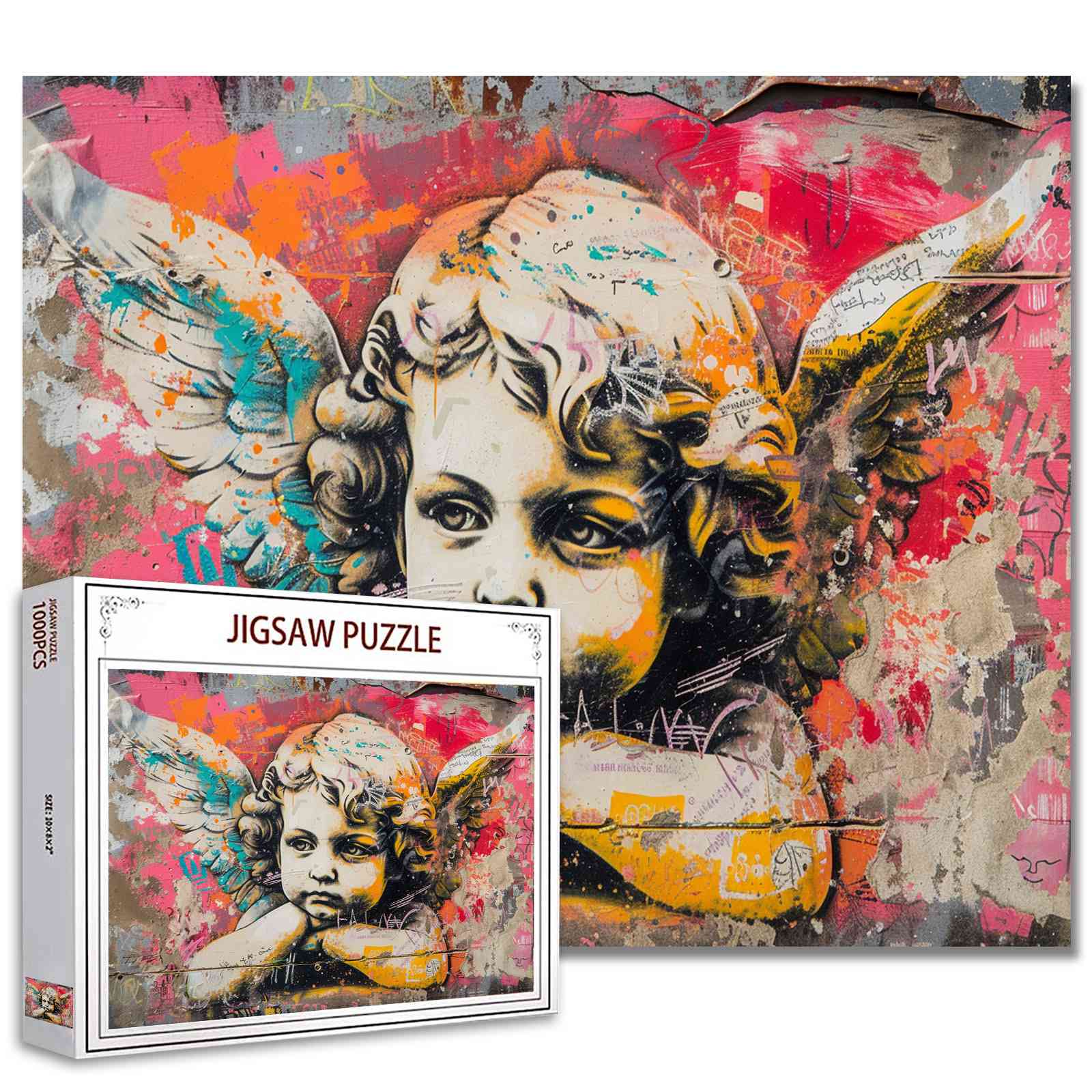 Graffiti Angel Art Jigsaw Puzzles