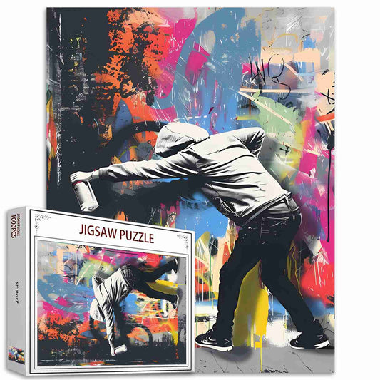 Graffiti Street Artist Jigsaw Puzzles