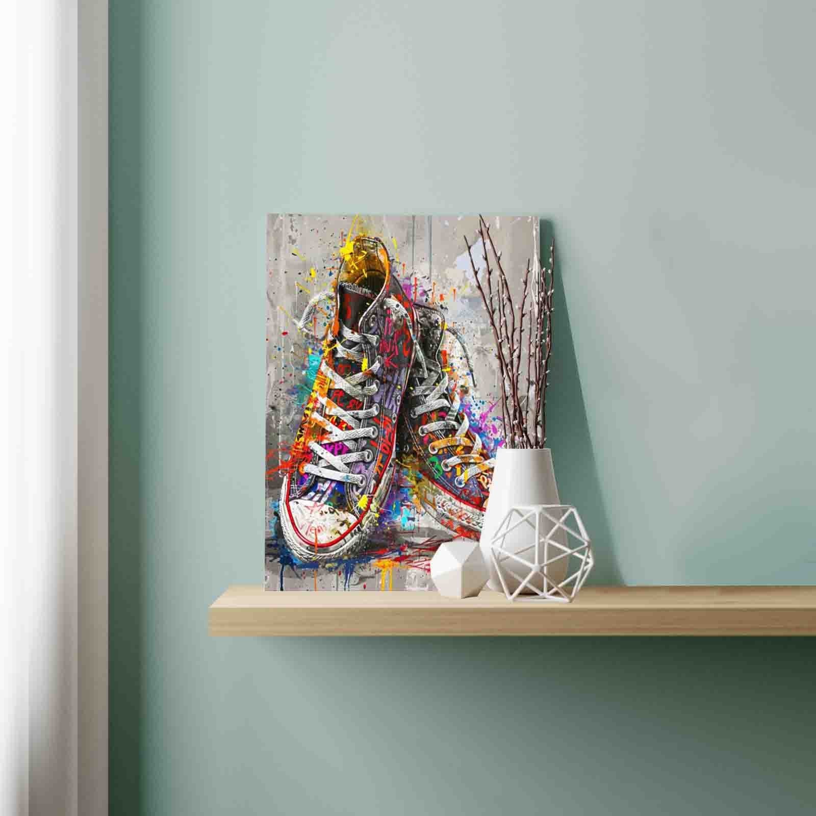 Graffiti Street Sneakers paint by numbers