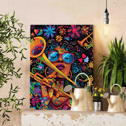 Groovy Jazz Vibes Paint by Numbers