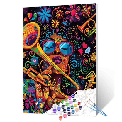 Groovy Jazz Vibes Paint by Numbers