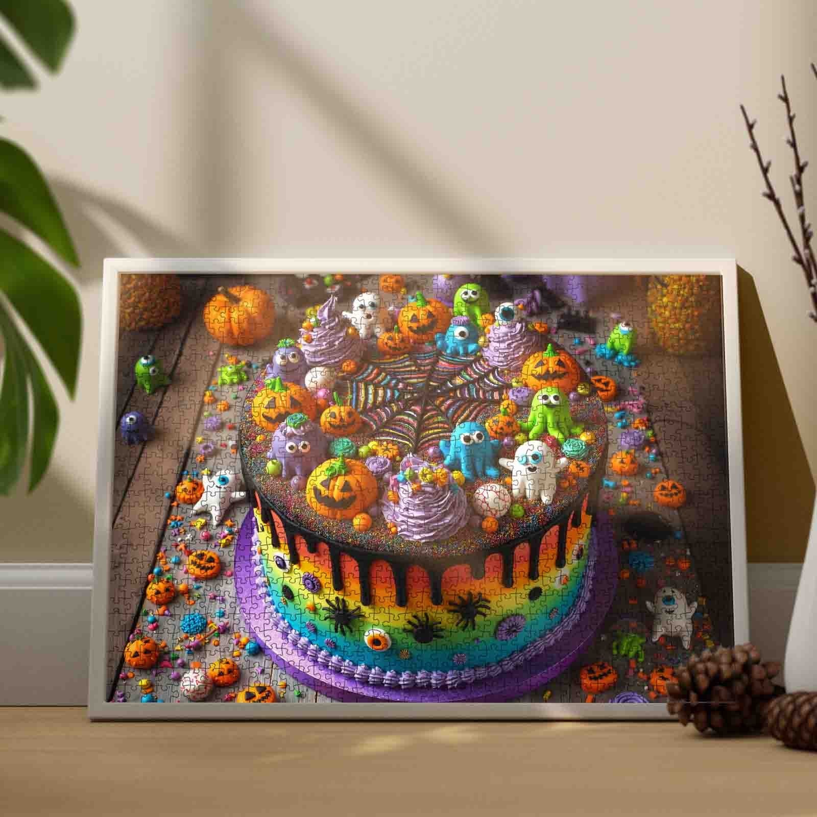 Halloween Cake Delight Jigsaw Puzzle