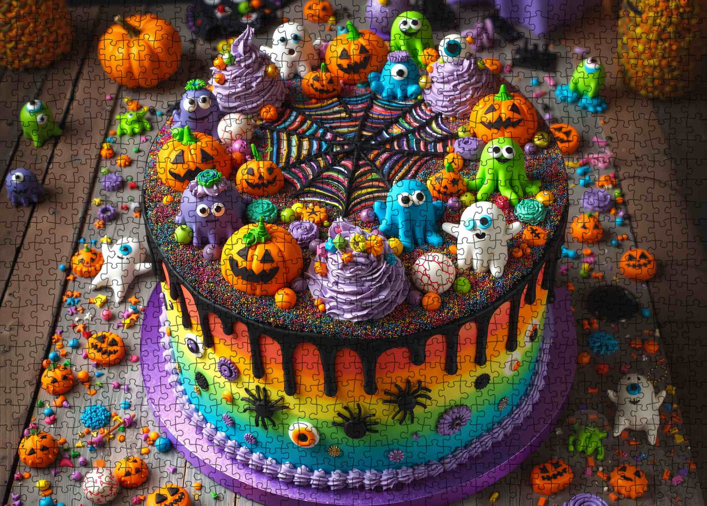 Halloween Cake Delight Jigsaw Puzzle