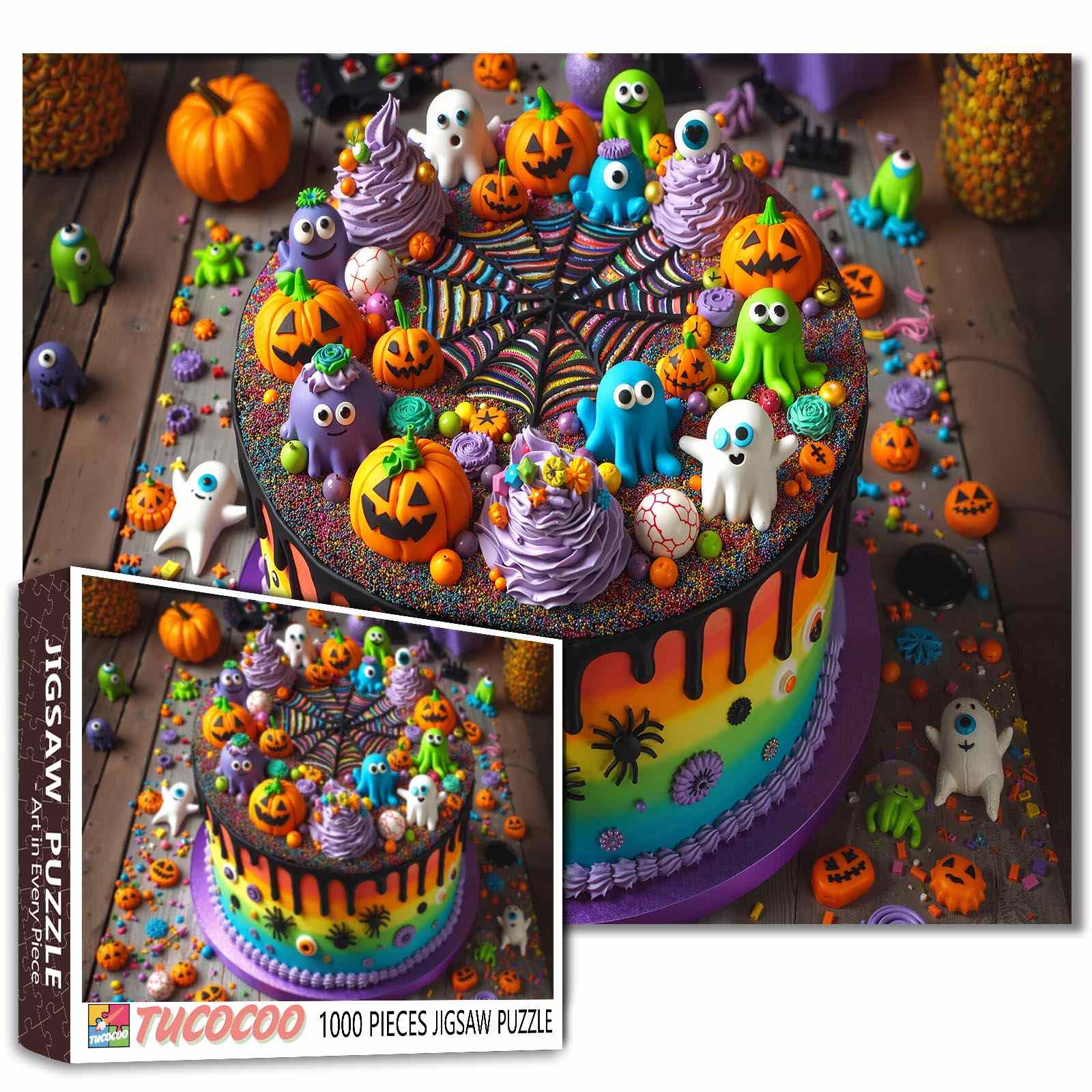 Halloween Cake Delight Jigsaw Puzzle