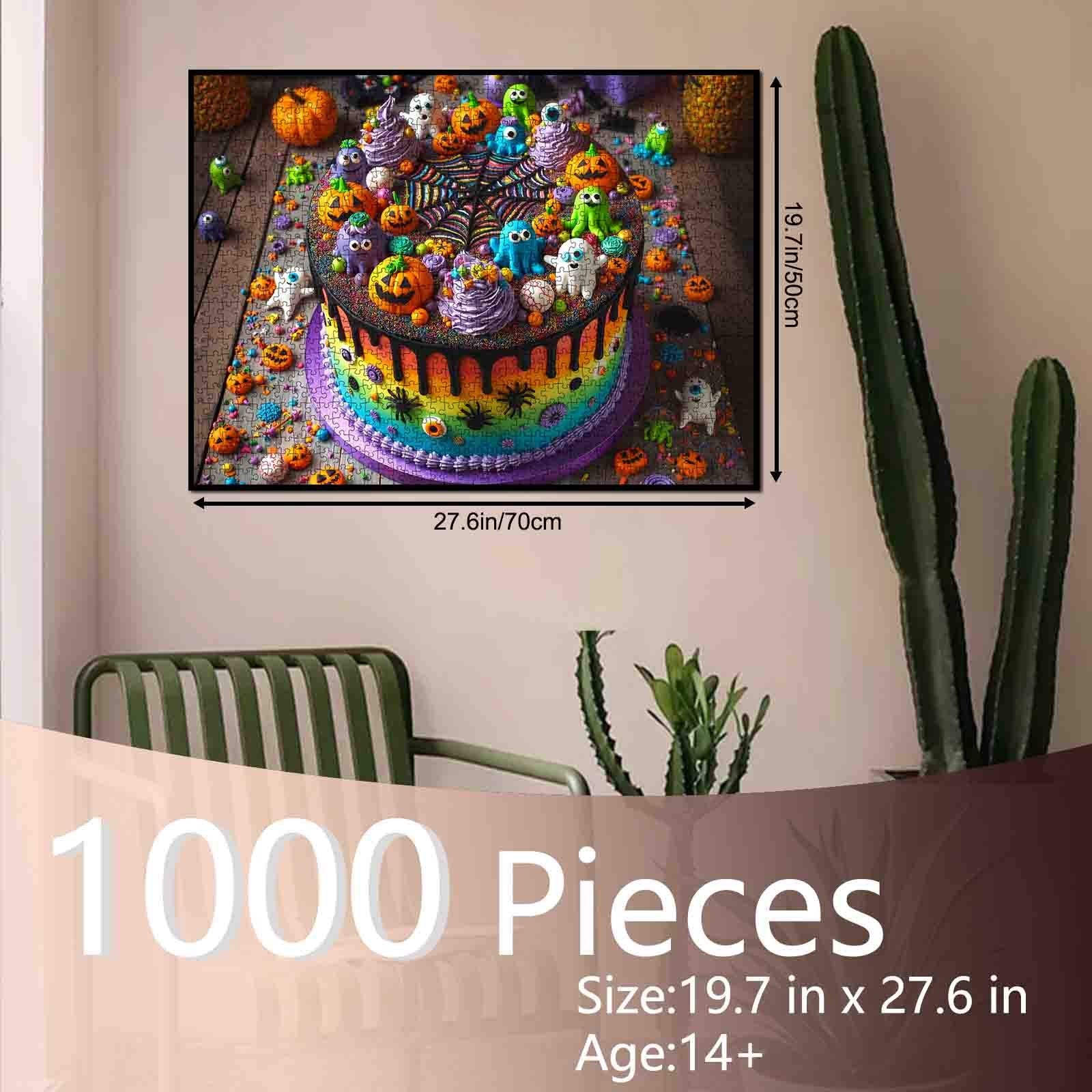 Halloween Cake Delight Jigsaw Puzzle