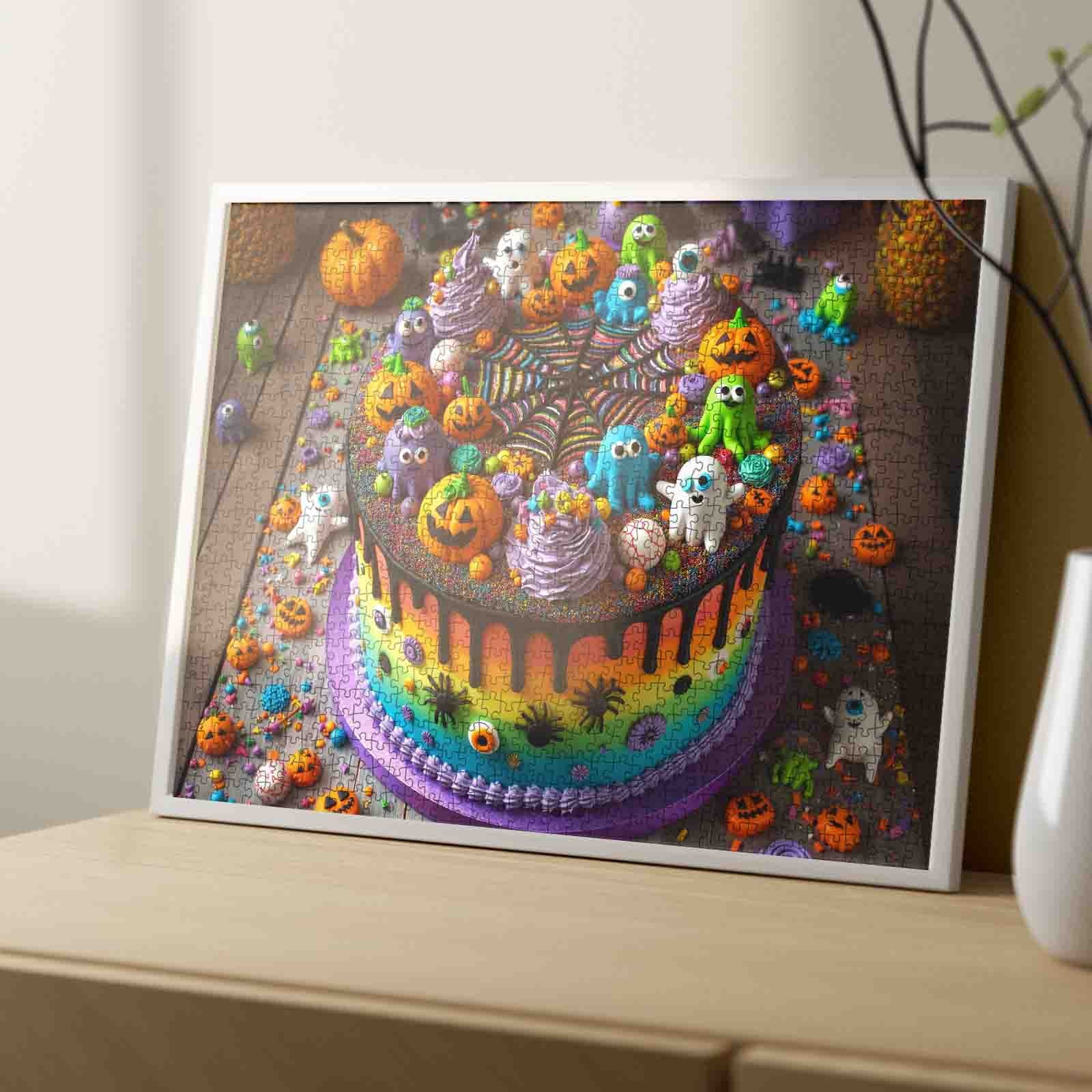 Halloween Cake Delight Jigsaw Puzzle