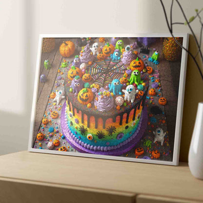 Halloween Cake Delight Jigsaw Puzzle