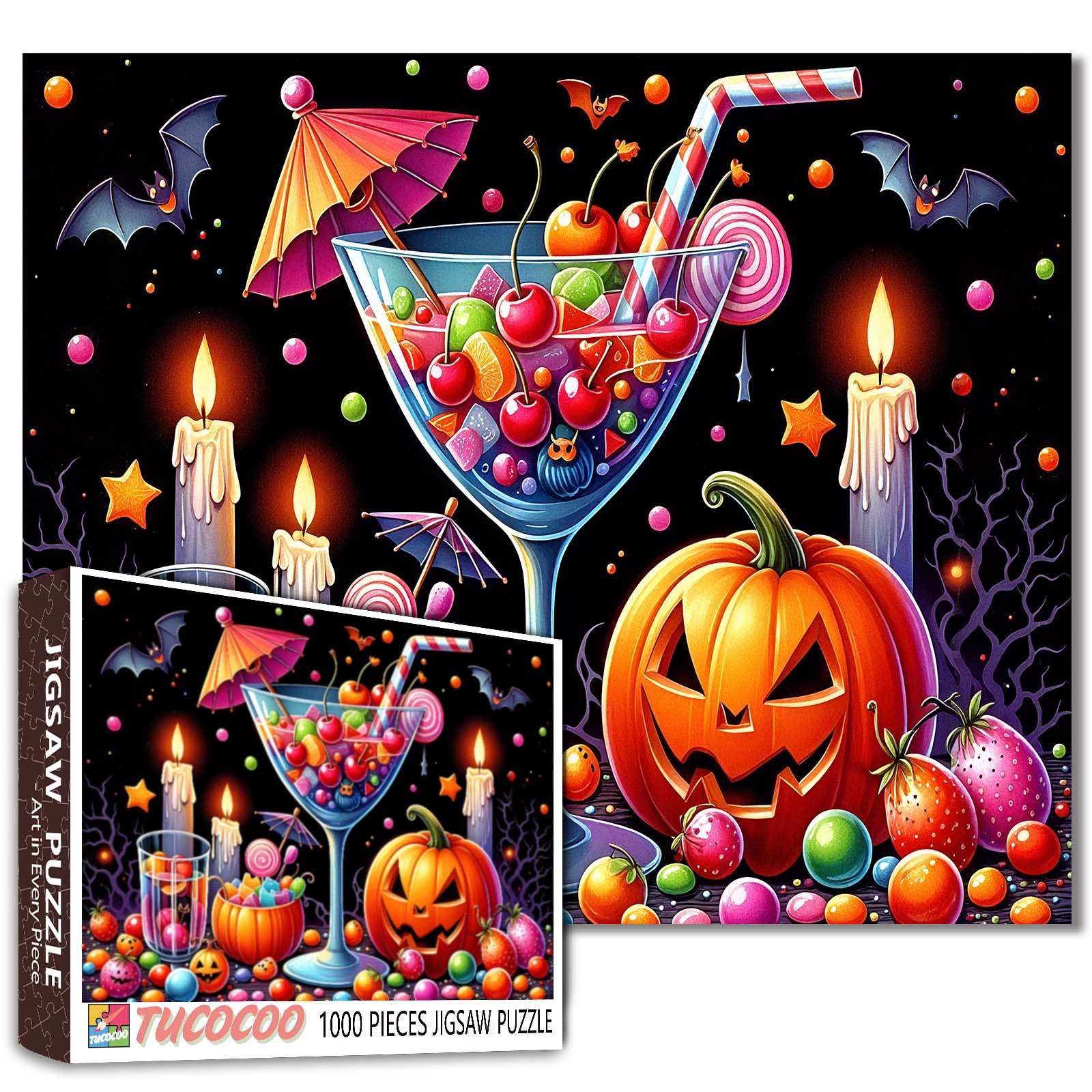 Halloween Candy Cocktail Jigsaw Puzzle