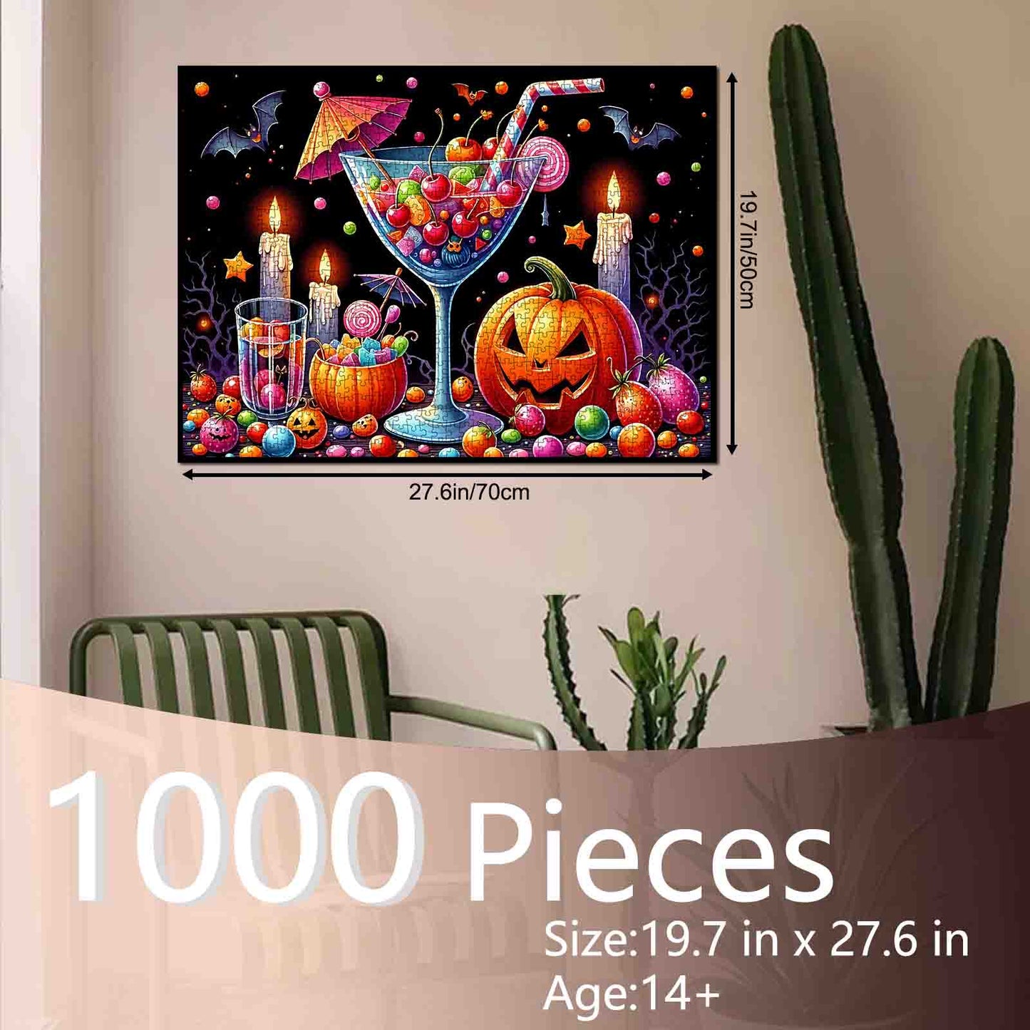 Halloween Candy Cocktail Jigsaw Puzzle