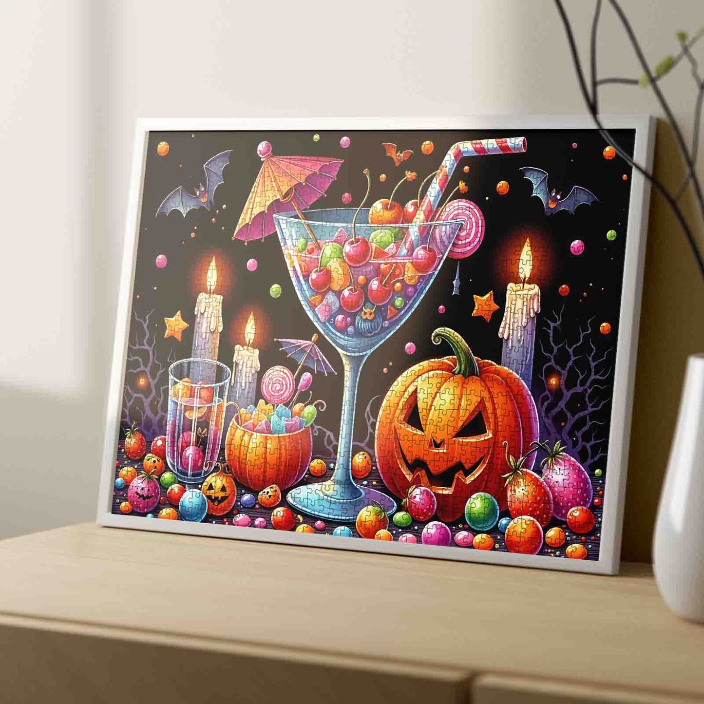 Halloween Candy Cocktail Jigsaw Puzzle