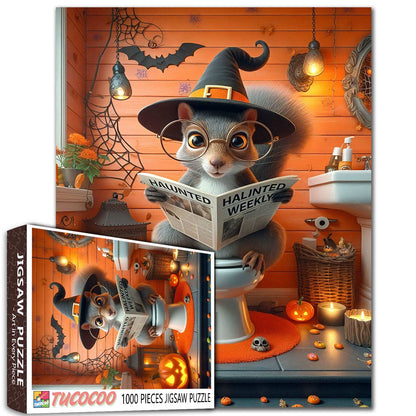 Halloween Cute Squirrel Jigsaw Puzzle