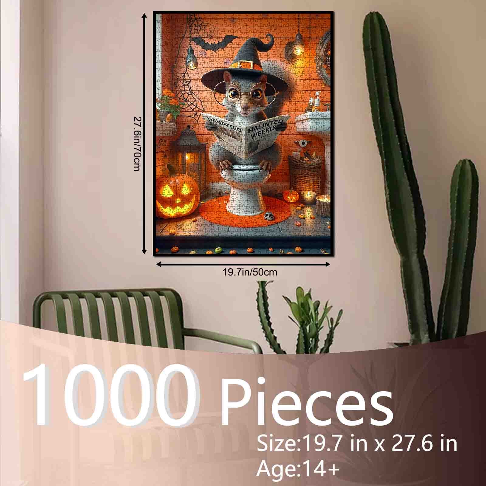 Halloween Cute Squirrel Jigsaw Puzzle