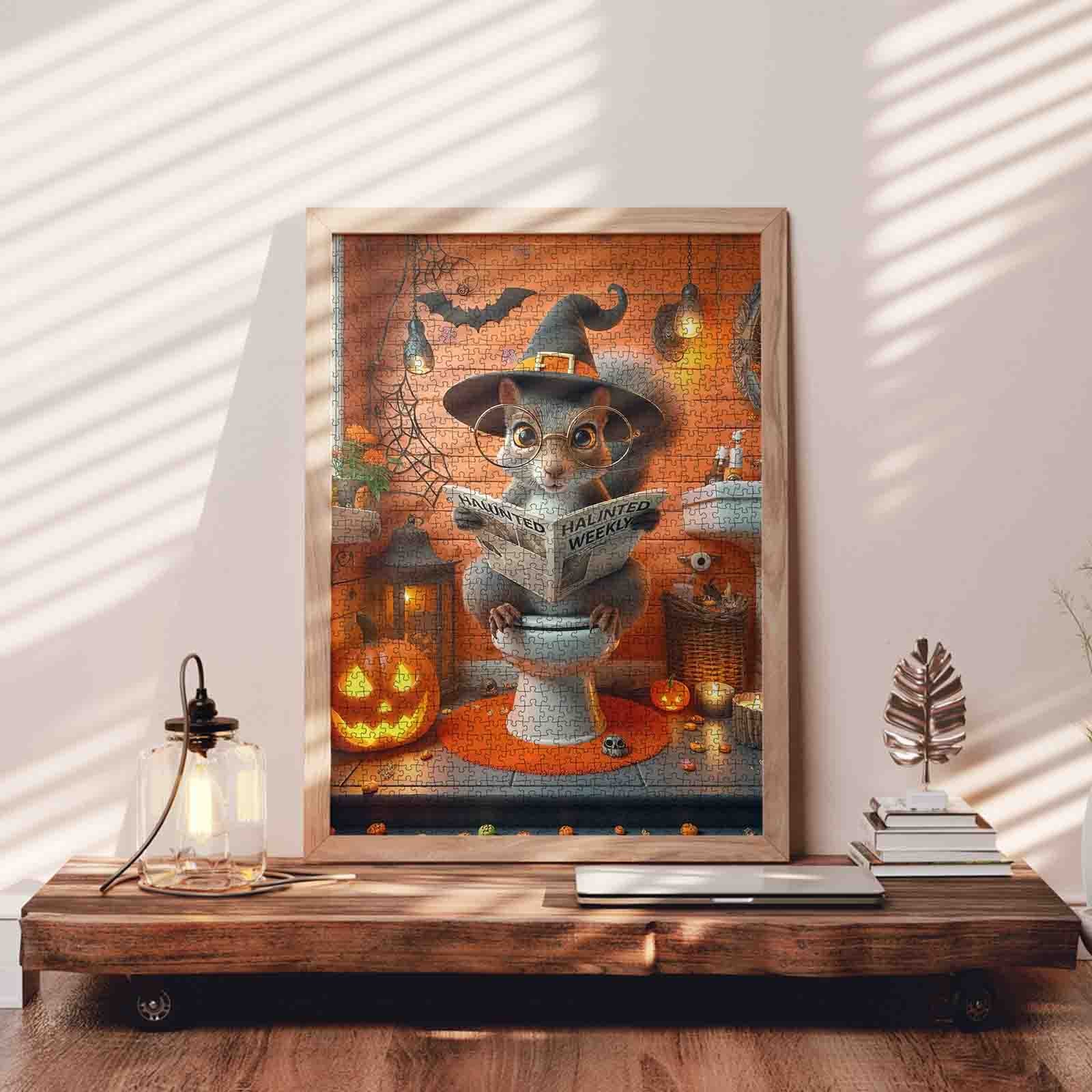 Halloween Cute Squirrel Jigsaw Puzzle