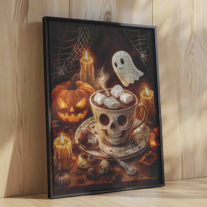 Halloween Ghost Cocoa Jigsaw Puzzle