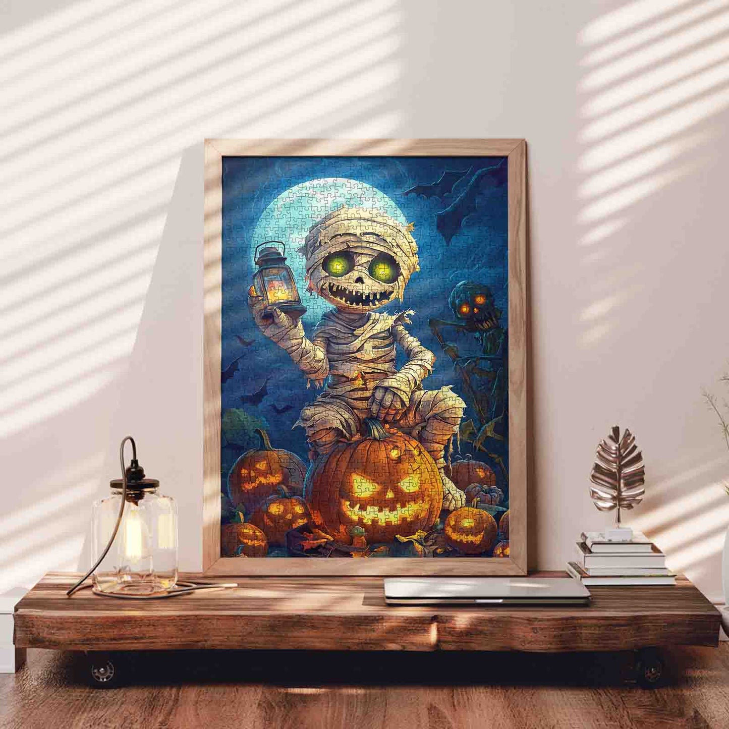 Halloween Mummy Lantern Jigsaw Puzzle
