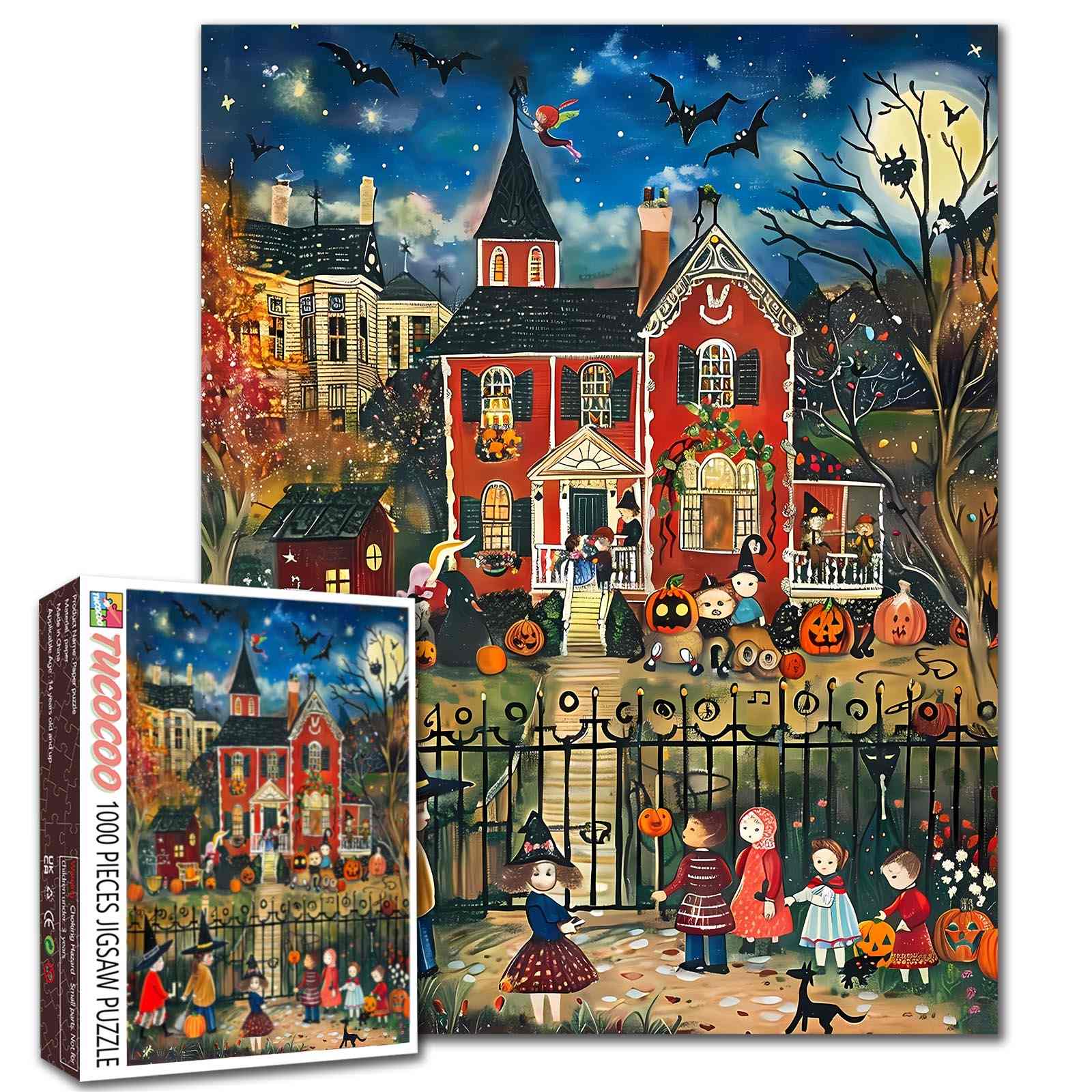 Halloween Night Trick or Treat Jigsaw Puzzle