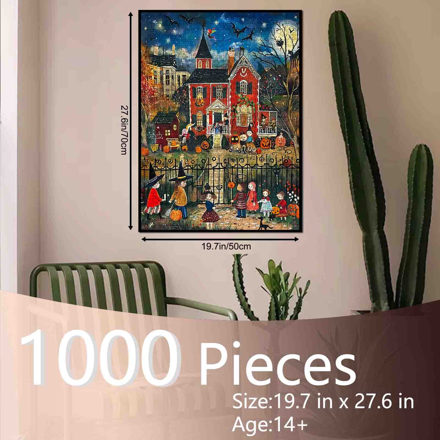 Halloween Night Trick or Treat Jigsaw Puzzle