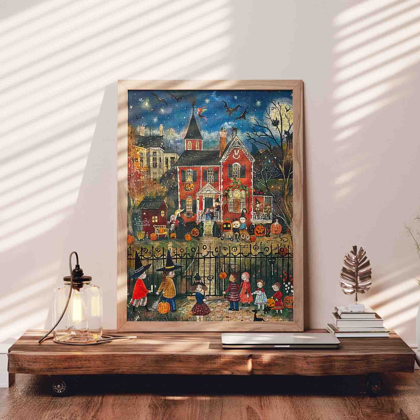 Halloween Night Trick or Treat Jigsaw Puzzle