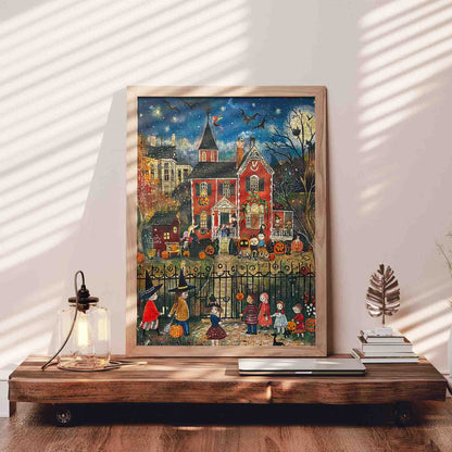 Halloween Night Trick or Treat Jigsaw Puzzle