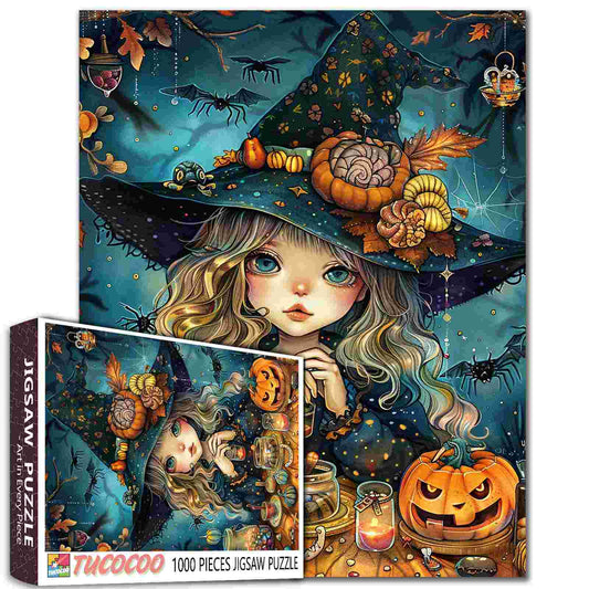 Halloween Pumpkin Girl Jigsaw Puzzles