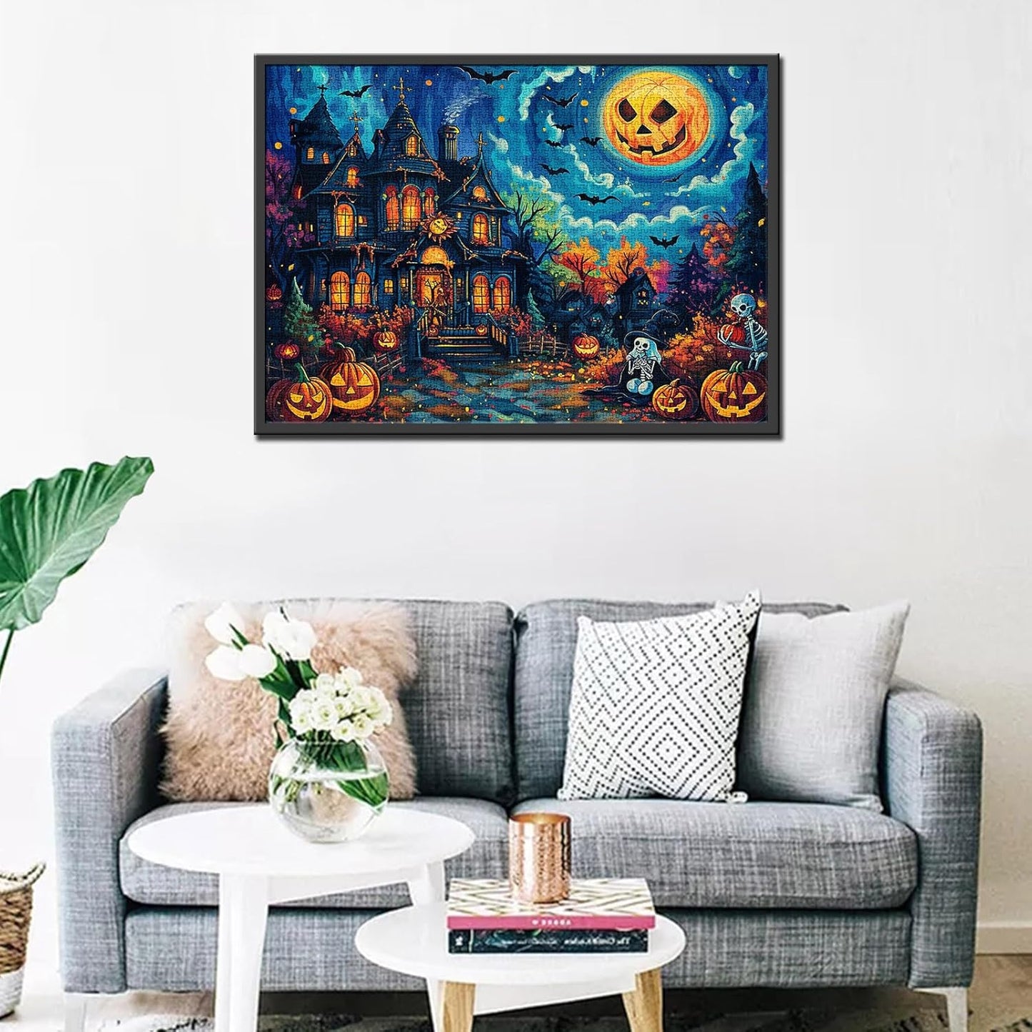 Pumpkin Moon Horror Nights Jigsaw Puzzles