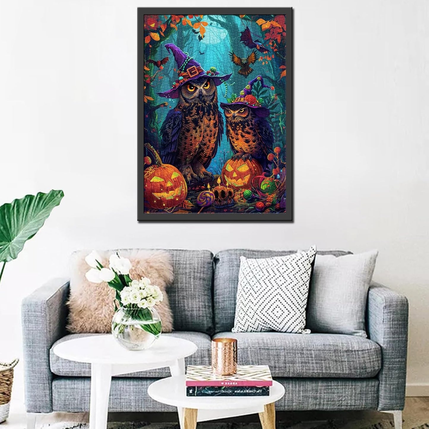 Halloween Scary Forest Owl Jigsaw Puzzles