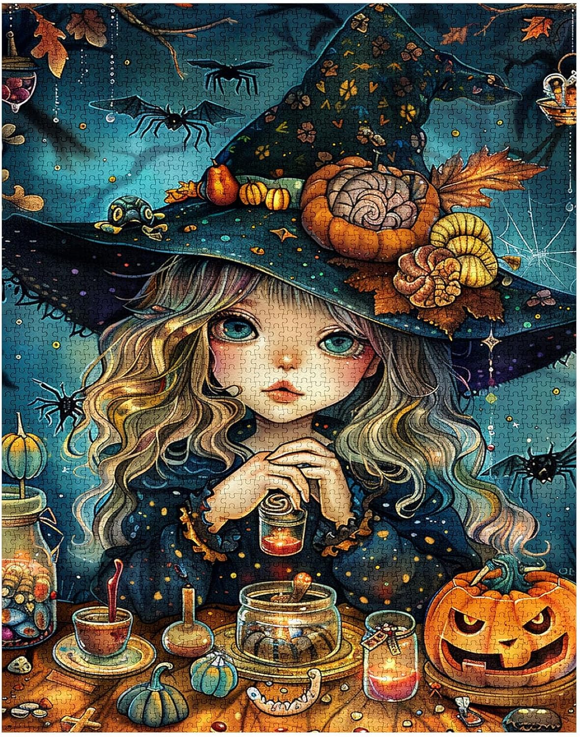 Halloween Pumpkin Girl Jigsaw Puzzles