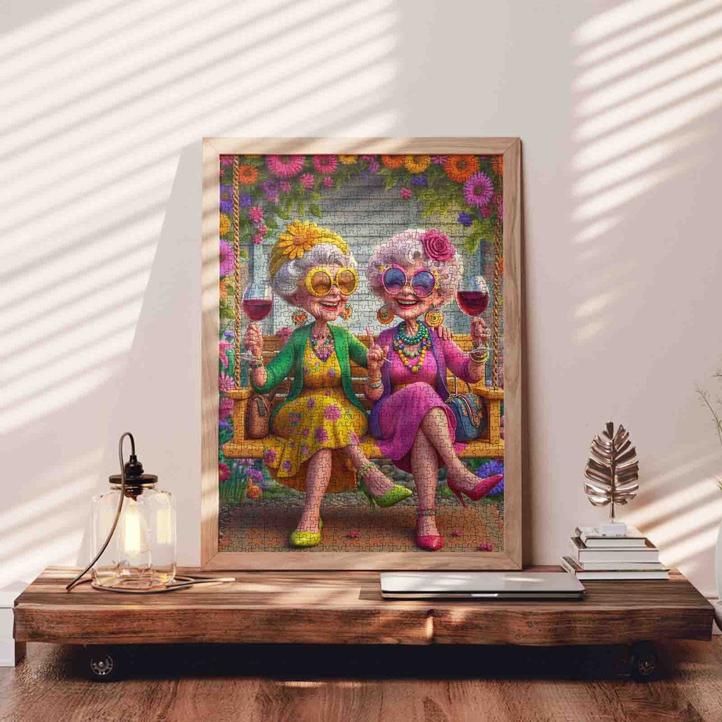 Happy Hour Grandma Friends Jigsaw Puzzle