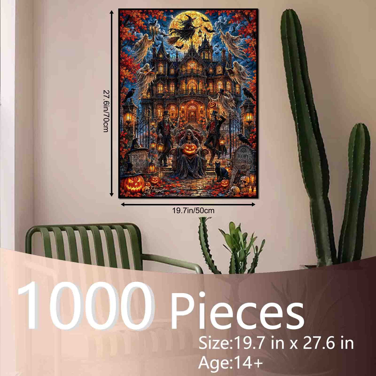 Haunted Mansion Midnight Gathering Jigsaw Puzzle